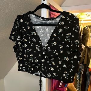 Floral crop top